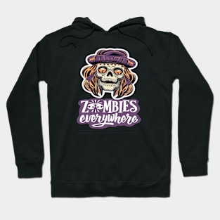 Zombies Everywhere - Halloween Hoodie